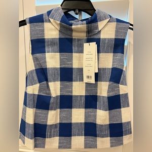 Veronica Beard Gingham Top